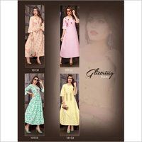 Spring Celebration 4u Fashion Rayon Embroidery Kurti For Export