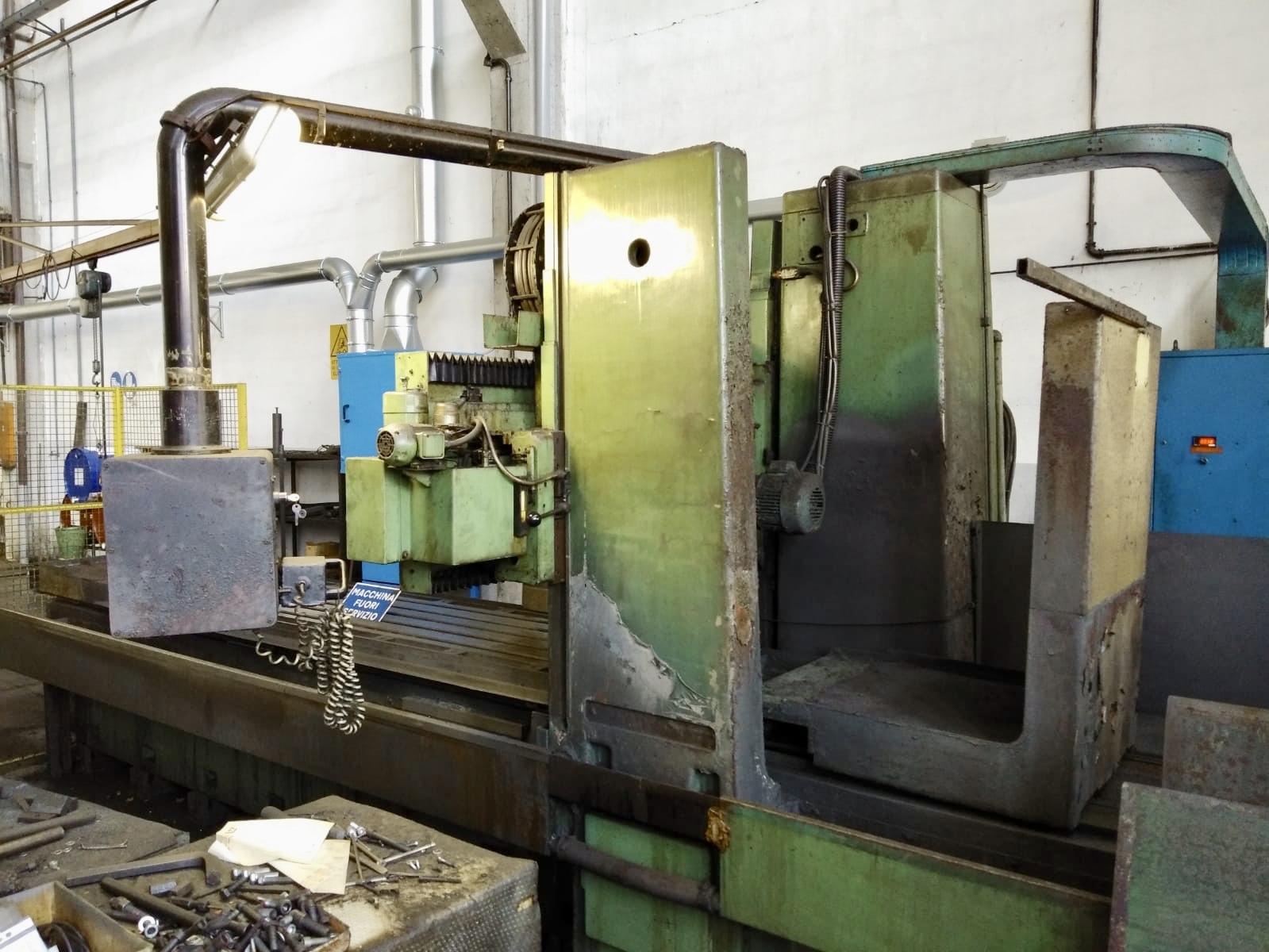 Green Double Column Surface Grinder, Favretto - Rtc 3. With Plc.