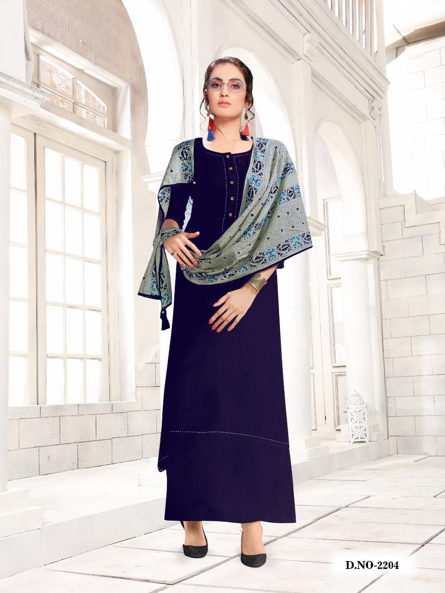 Spring Chigi Wigi Vol-1 Lavanya Present Dupatta Kurti Set