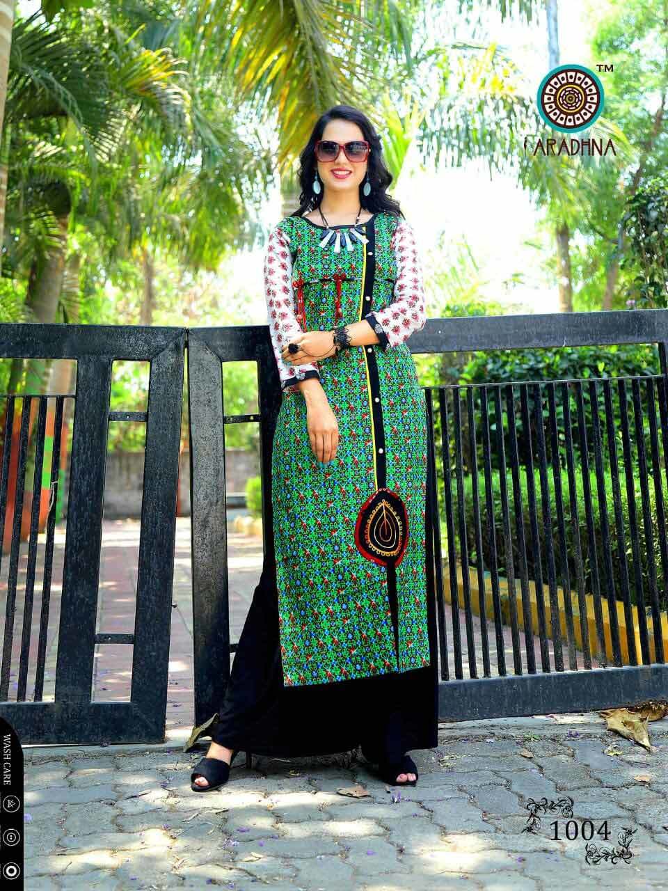 Chocolaty Aradhna Design Rayon Cotton Print Kurtis - Rayon Print With Work, Sizes M(38) To 3xl(46), Ideal For All Seasons, Ladies' Fashion