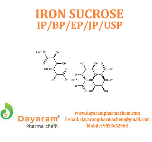 Iron Sucrose - Cas No: 8047-67-4, White Color, Medicine Grade 99% Purity | No Smell, Other Taste, Hs Code: 29420090