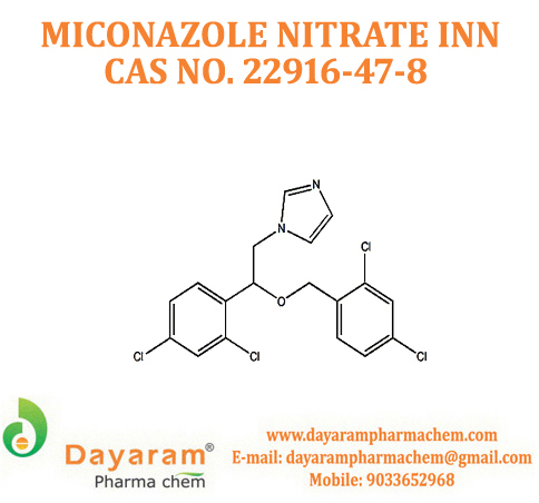 Miconazole Nitrate Cas No: 22916-47-8