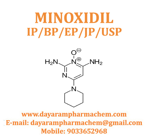 Minoxidil - Medicine Grade Powder, Cas No: 38304-91-5, 99% Purity, No Smell, White Color