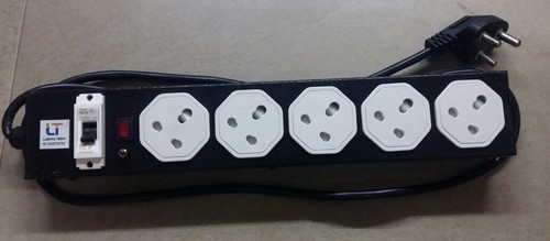Power Distribution Unit with 6 X Indian Round Pin/ Octogonal, 5/15A