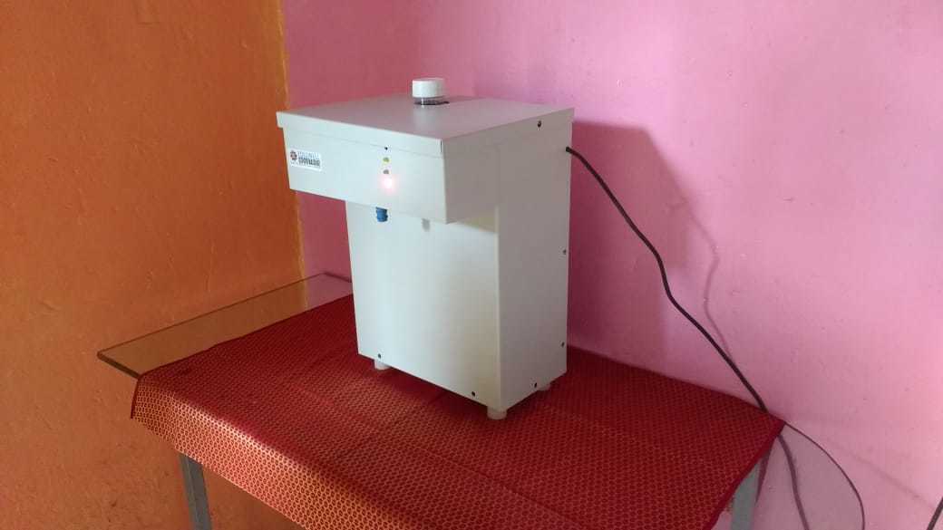 Grey Automatic Hand Sanitizer Dispenser