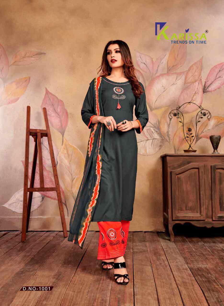 Spring Chunariya Karissa Thread Work Palazzo Kurti