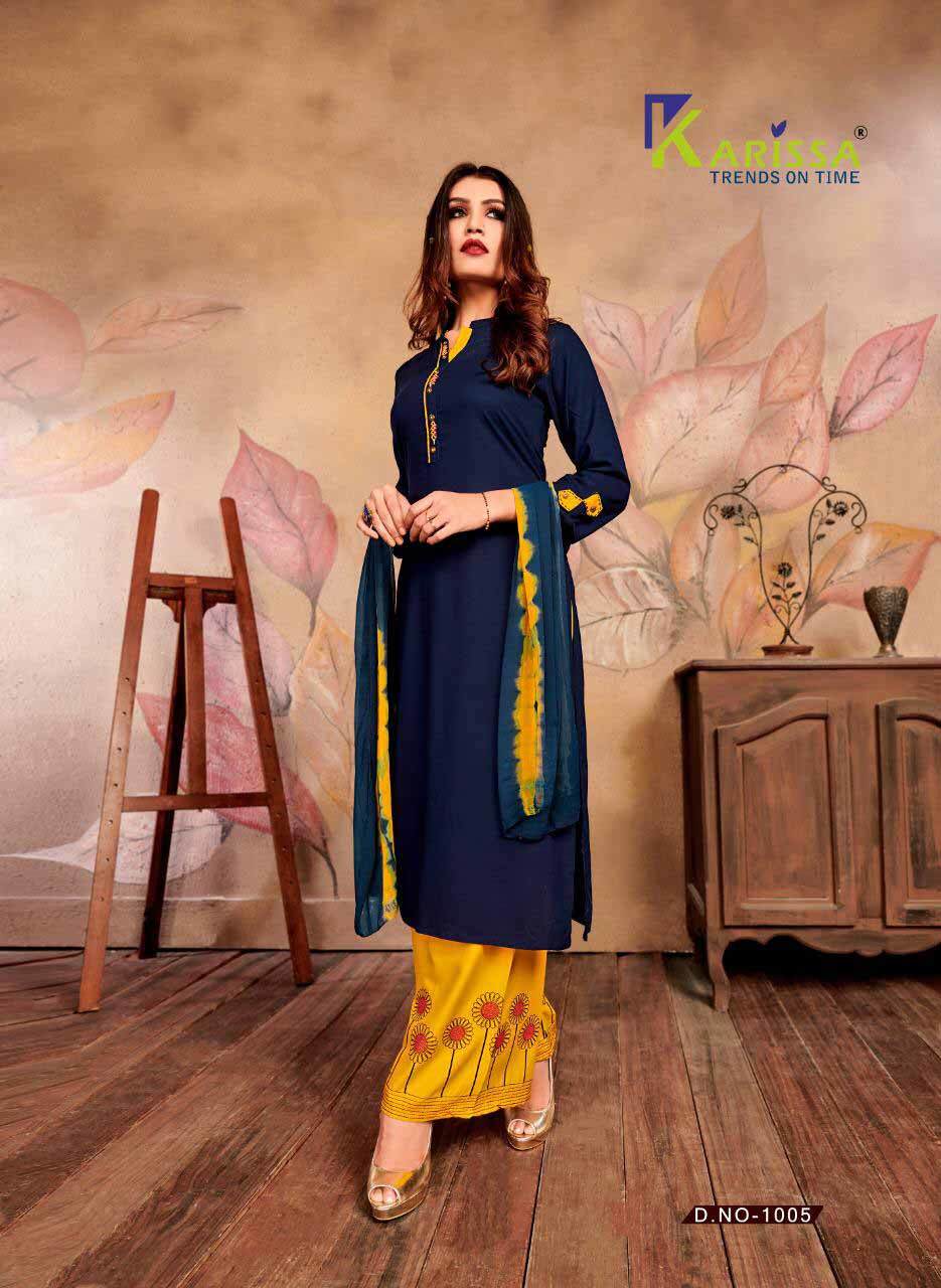 Spring Chunariya Karissa Thread Work Palazzo Kurti
