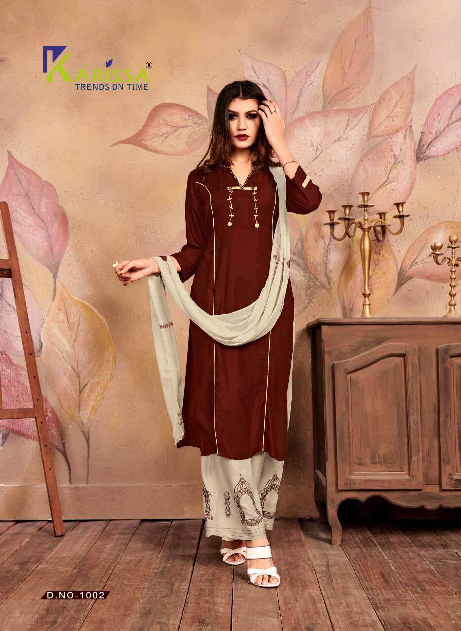 Spring Chunariya Karissa Thread Work Palazzo Kurti