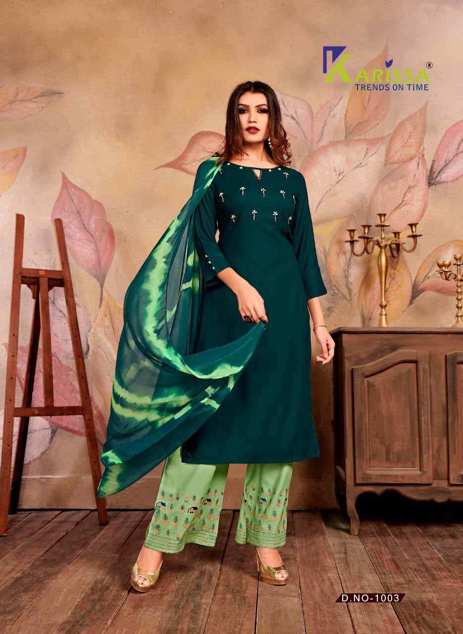 Spring Chunariya Karissa Thread Work Palazzo Kurti