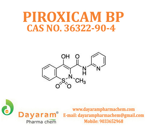 Piroxicam Cas No: 36322-90-4
