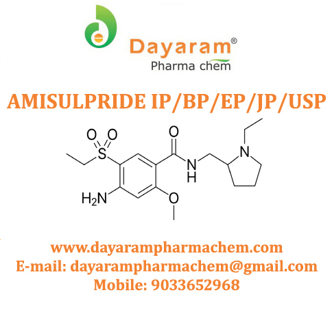 Amisulpride - C17h27n3o4s, 369.48 G/mol | White To Off-white Crystals, Medicine Grade, 99% Purity, Anti-psychotic And Anti-emetic Treatment For Schizophrenia And Associated Disorders