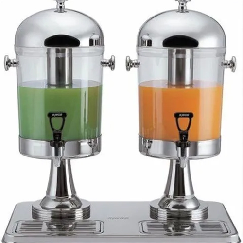 Mirror Stainless Steel Double 8 Ltr Juice Dispenser
