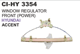 Window regulator Front Power Hyundai Accent
