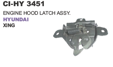 Engine Hood Latch Hyundai Xing