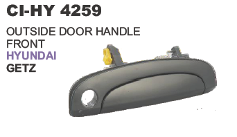 Outside Door handle Front Hyundai Getz