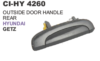 Outside Door handle Rear Hyundai Getz