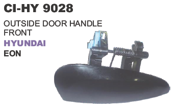 बाहर के दरवाज़े के हैंडल के सामने Hyundai EON