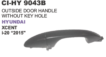 Outside Door Handle without Keyhole Hyundai Xcent