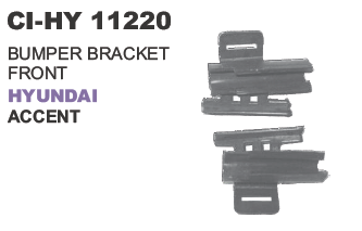 Bumper Bracket Front Hyundai Accent
