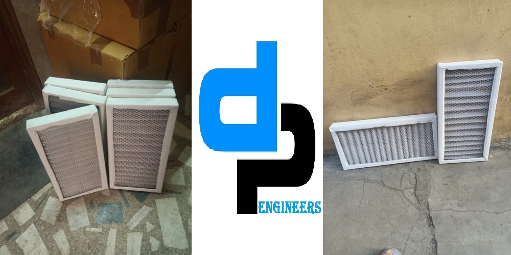 Aluminum / Stainless Steel Air Filter For Dc Motor Blower