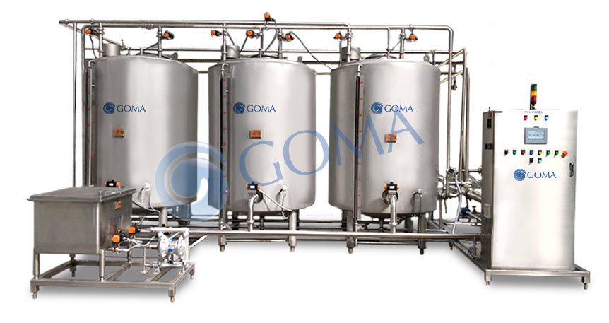 Cip System - Stainless Steel, Plc Controlled Operation | Computerized, High Output, Energy Efficient, Compact Design, Iso & Ce Approved