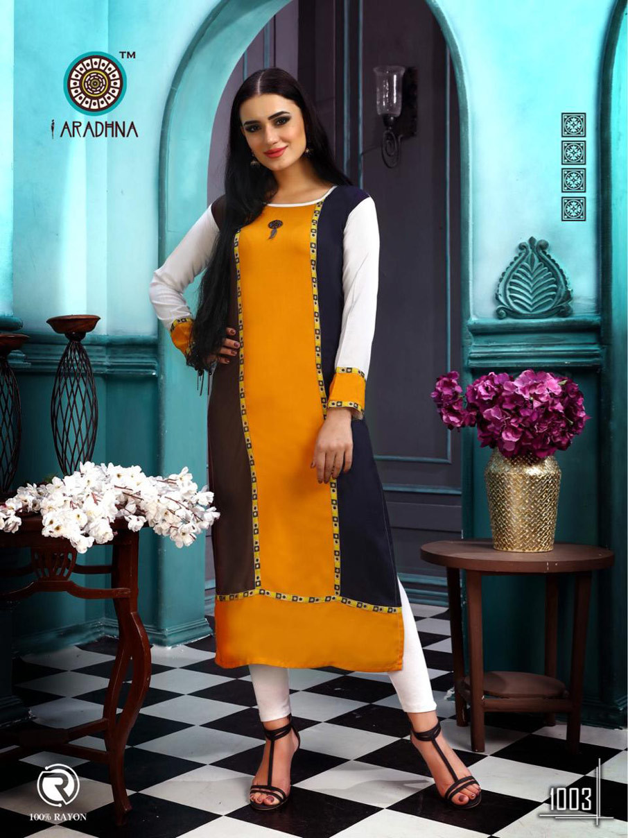 Cloud Aradhna Present Heavy Rayon Straight Kurti - Heavy Rayon, Size M(38), L(40), Xl(42), Xxl(44) | Versatile For Rainy, Spring, Summer, And Winter Seasons