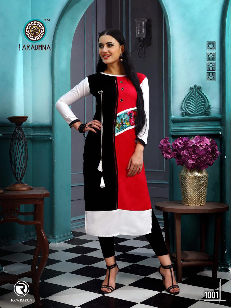 Cloud Aradhna Present Heavy Rayon Straight Kurti - Heavy Rayon, Size M(38), L(40), Xl(42), Xxl(44) | Versatile For Rainy, Spring, Summer, And Winter Seasons