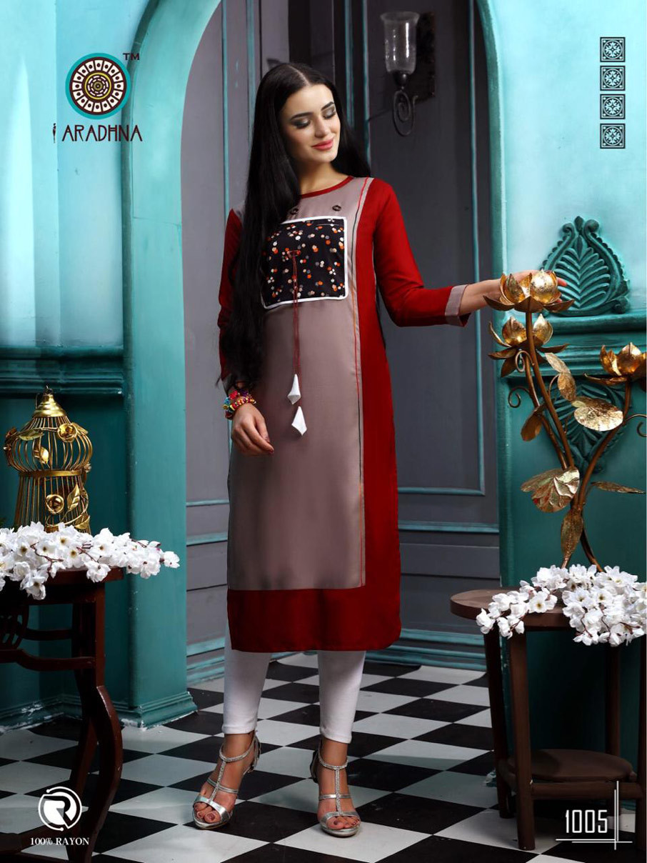 Cloud Aradhna Present Heavy Rayon Straight Kurti - Heavy Rayon, Size M(38), L(40), Xl(42), Xxl(44) | Versatile For Rainy, Spring, Summer, And Winter Seasons