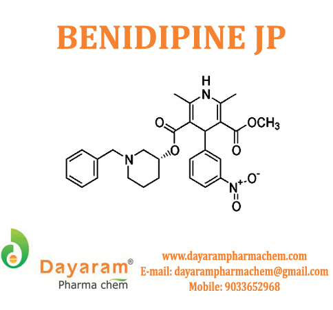 Benidipine Hydrochloride - 99% Purity, 505.571 Molecular Weight | Hypertension Management, Dihydropyridine Calcium Channel Blocker, 4mg And 8mg Dosage Options