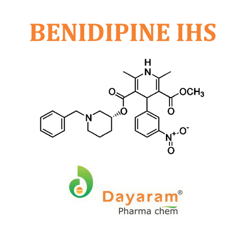 Benidipine Hydrochloride - 99% Purity, 505.571 Molecular Weight | Hypertension Management, Dihydropyridine Calcium Channel Blocker, 4mg And 8mg Dosage Options