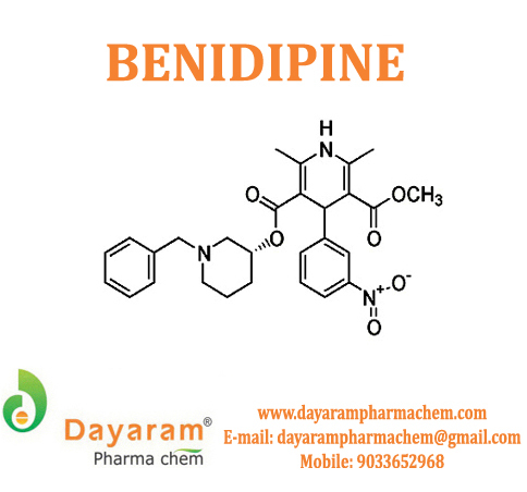 Benidipine Hydrochloride - 99% Purity, 505.571 Molecular Weight | Hypertension Management, Dihydropyridine Calcium Channel Blocker, 4mg And 8mg Dosage Options