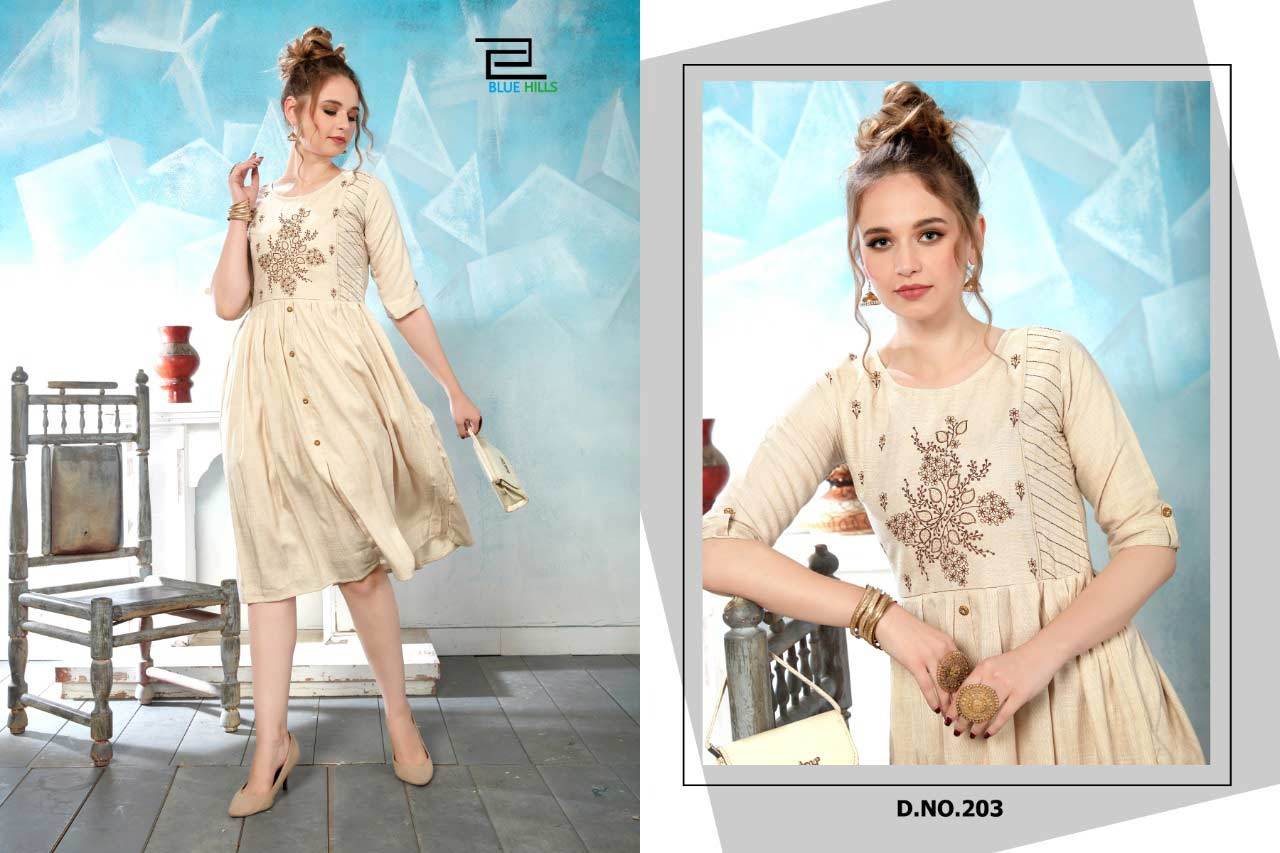 Comfort Vol-1 Wholesale Fancy Kurti Set - Heavy Rayon Two Tone Frill With Fancy Computer Embroidery , Available In M, L, Xl, Xxl, 3xl For All Seasons