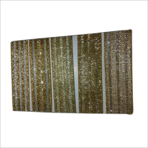 2.5 इंच फैंसी ज़री बॉर्डर लेस