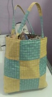 Hand Bag - Cotton Material, 12x12 Inch Size | Lightweight At 100 Grams, Available In All Colors