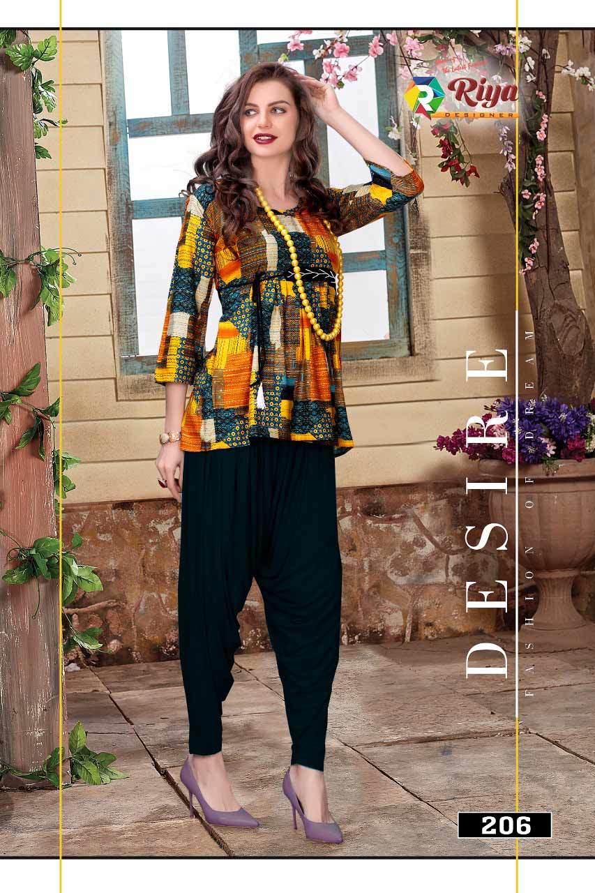 Compass Vol-3 Riya Designer Printed Rayon Top - Rayon, Size M-38/l-40/xl-42, Dyed Fabric With Work, Suitable For All Seasons