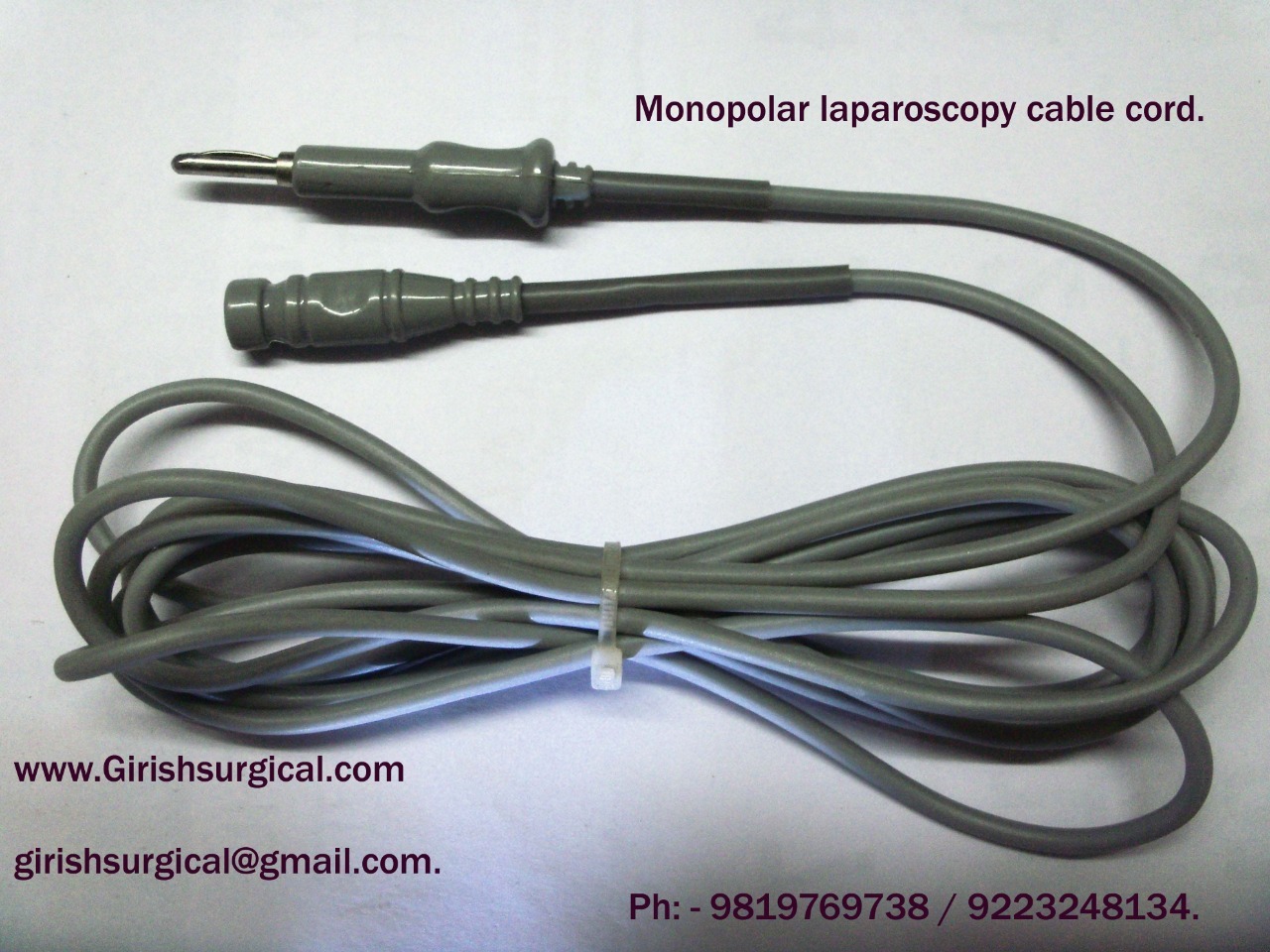 Monopolar Stroz Cable Cord Application: For Hospital & Clinic