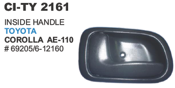Inside Handle Toyota Corolla - Durable Plastic | 4-Wheeler Compatibility, Warranty Included