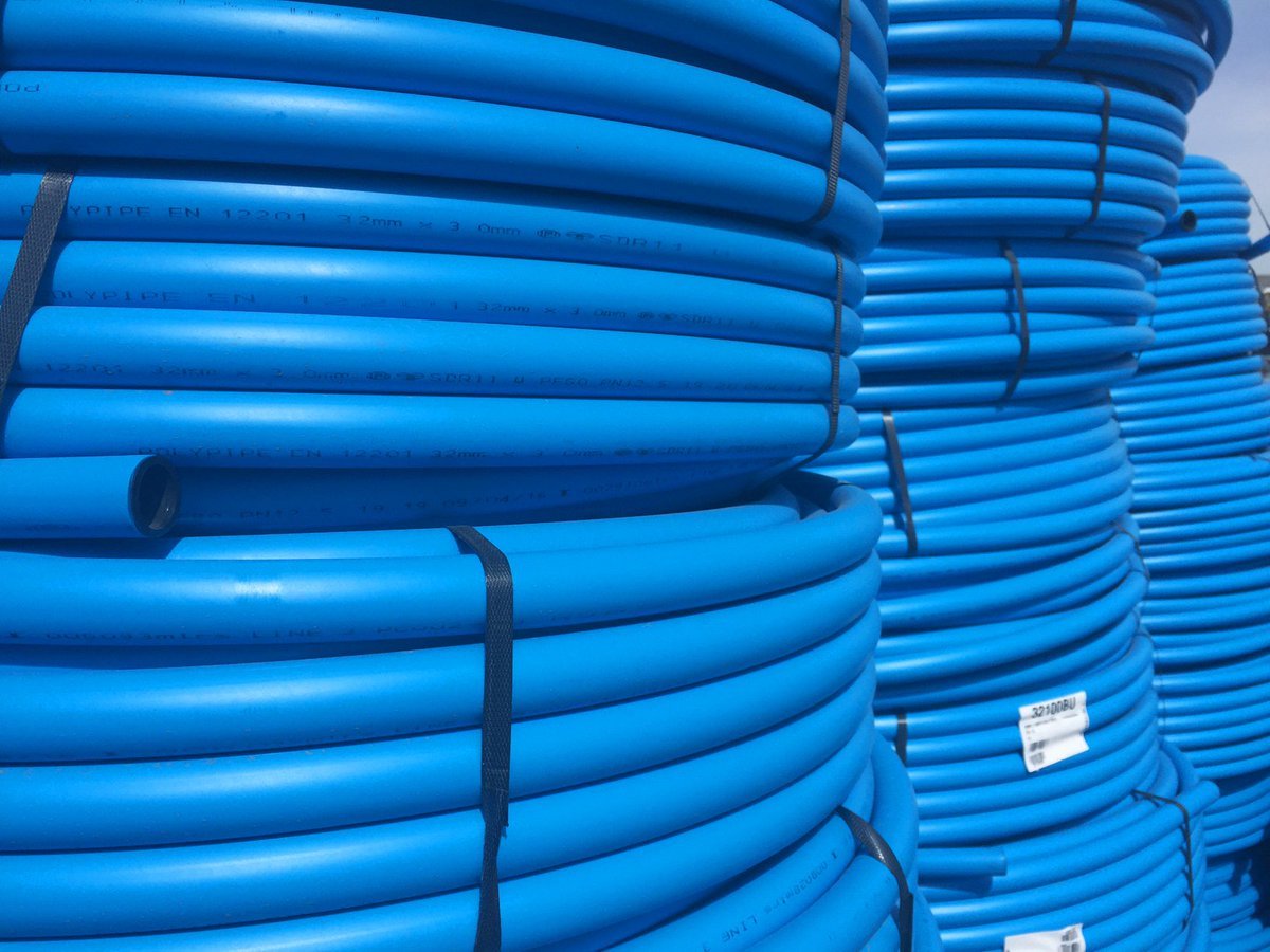Mdpe Gas Pipe - Color: Orange