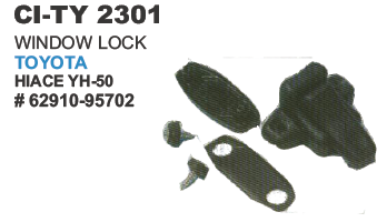 Window Lock Toyota Hiace - Durable Alloy Design | 4-Wheeler Compatibility, Warranty Included