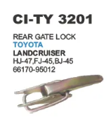 Rear Gate Lock Toyota Land Cruiser - Durable Steel Composition , Designed for 4-Wheeler Vehicle Type with Comprehensive Warranty