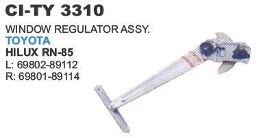 विंडो रेगुलेटर असी टोयोटा हिलक्स