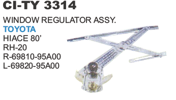 Window Regulator Assy Toyota Hiace