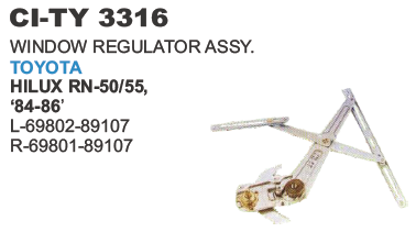 विंडो रेगुलेटर असी टोयोटा हिलक्स