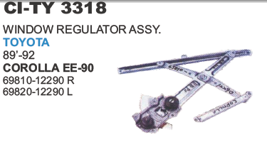 विंडो रेगुलेटर असी टोयोटा कोरोला