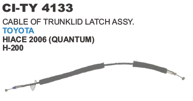 Cable Trunklid Latch Assy Toyota Hiace
