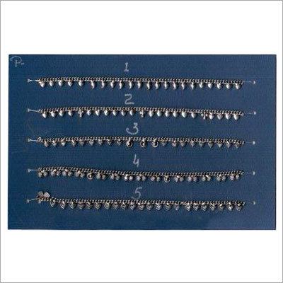 डिजाइनर सिल्वर पायल