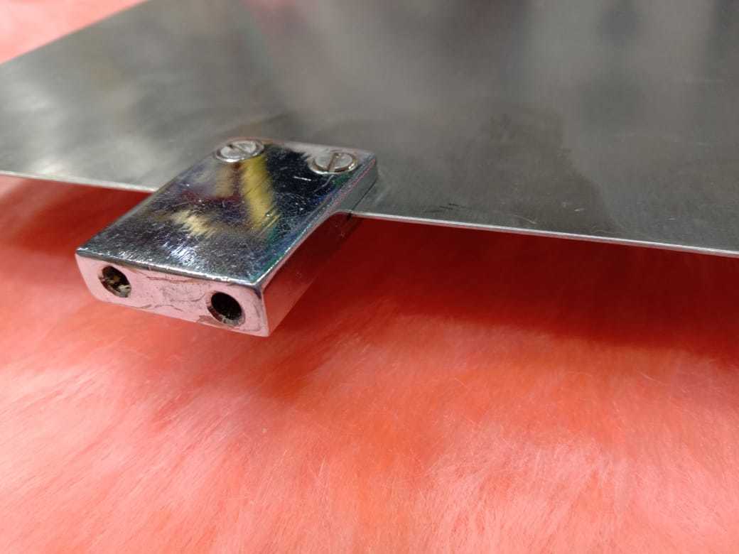 Ss Patient Plate - Surgical Stainless Steel, 7x4 Inches | Dual Type Design For Electro Cautery, Single Use To Prevent Contamination, Safe Edgeless Finish For Patient Comfort