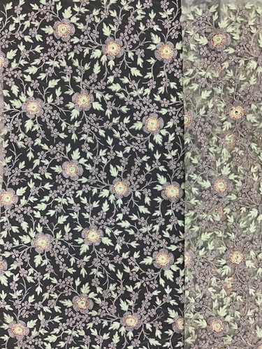 Shinny Nett Dyed Embroidery Fabric