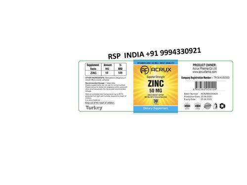 Acrux Zinc 50mg Capsule