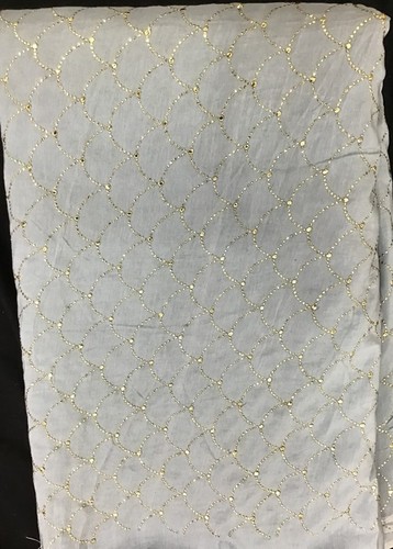 Shinny Upada Mukaish Work Fabric